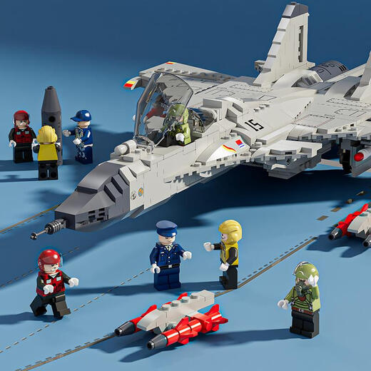 2024 Neue Bausteine ​​J-15 Montediertes Spielzeug 3 bis 6 Jungen Puzzle Geburtstagsgeschenke für Jungen über 10 Jahre alt 12 Yun20-Large-Transportflugzeuge [5 Abbildungen] 1416 Stücke