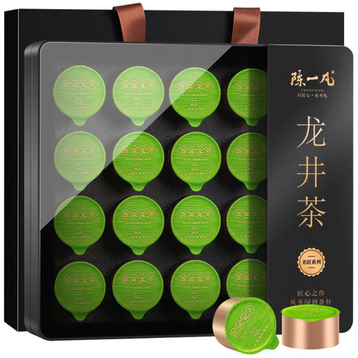Chen Yifan Longjing tea tea green tea 2024 new tea Mingqian special grade Longjing tea Mingqian special grade Longjing gift box 100g gift bag