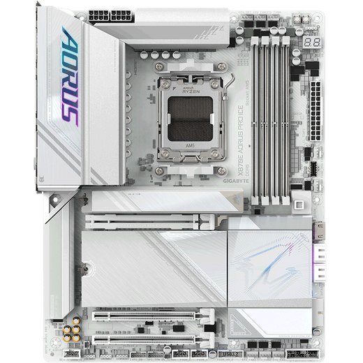 Gigabyte (GIGABYTE) AMD 9000 Series Ryzen R9 9950X3D 9900X3D/R7 9800X3D+X870E B850 B650E motherboard CPU set Board u set X870E AORUS PRO