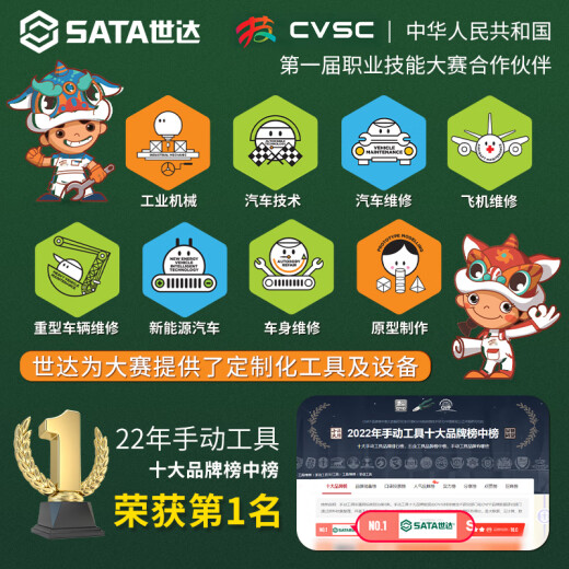 SATA SATA SATA SATA SATA SET 6.3 mm Hexagon 1/4 Interface 5/6/7/8/9/11/11/12/13/14mm Head 11303 / 4.5 mm