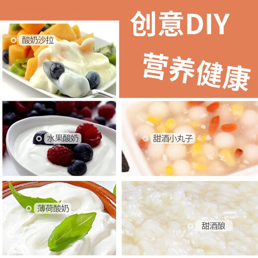 安质康酸奶机商用大容量全自动甜米酒醪糟家用多功能自制水果捞酵素发酵机全自动 不锈钢 6L 家庭专业酸奶机