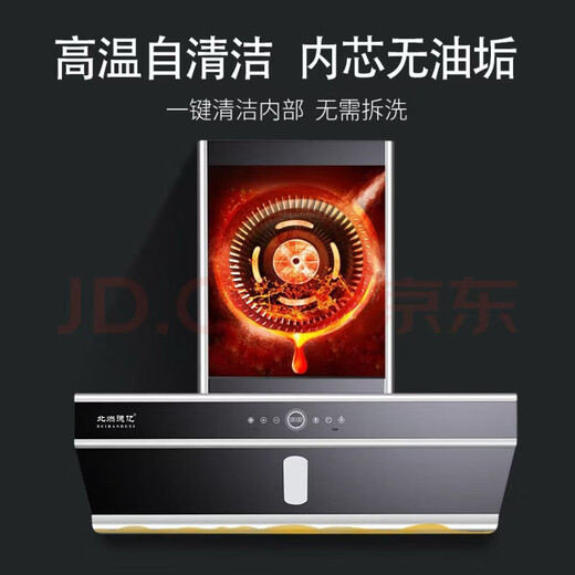 Beiran Deyi Electric Appliances Large suction kitchen range hood Lifting frequency converter motor style 7C826 gray