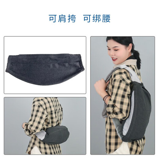 BVYA婴儿背带收纳袋 通用型背带可用 比威亚背带可用 烟灰色