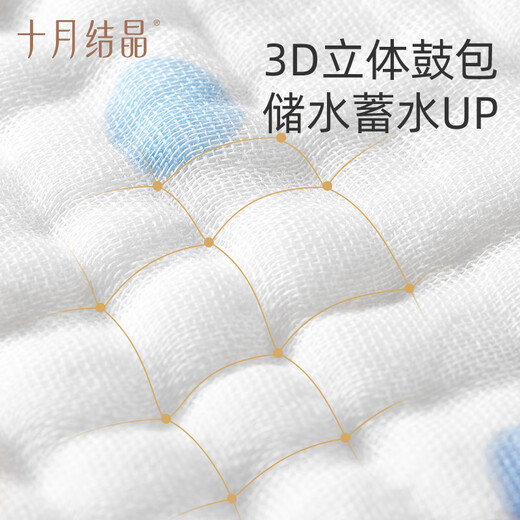 October crystal baby burp towel gauze towel spit towel baby feeding towel baby flat pillow burp pad sling 2 pieces Little Bear
