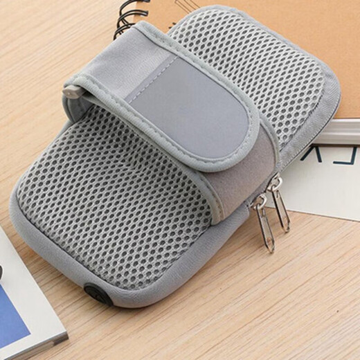 MieLanat running mobile phone bag, sports arm bag, wrist bag, fitness portable touch screen mobile phone bag for models below 6.5 inches 6. Black