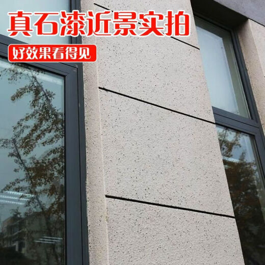 
T-Eyes (T-Eyes) 75 Jin [Jin equals 0.5 kg] Bucket of real stone paint sandblasted decoration villa exterior wall paint outdoor self-built house waterproof and colorful paint JL-9928 150 Jin [Jin equals 0.5 kg] (waterproof and sun-resistant can spray 18-20 square meters)