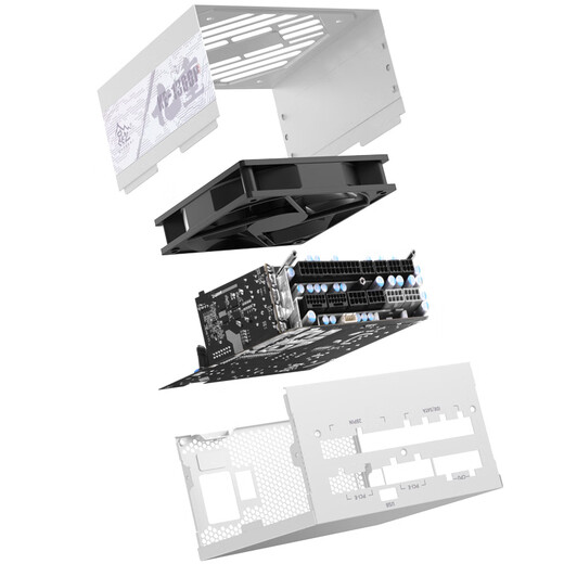 Xingu (segotep) Kunlun Jiuzong KE-1300P Platinum Digital-Netzteil (Nennleistung 1300 W/starke Überlastleistung/alle japanischen Kondensatoren/ATX3.1/unterstützt 5090-Grafikkarte)