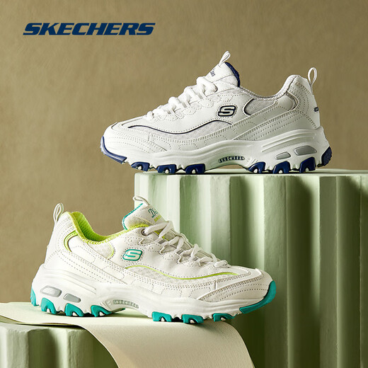 
Skechers women's shoes classic black and white panda shoes 2024 new small white shoes women's milk tea bear thick-soled dad shoes white_silver_WSL_11979 35 [inner length 22cm]