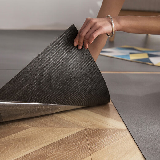 PVC self-adhesive floor leather stickers ins internet celebrity retro simple marble Japanese floor tiles for rent house shop 6629 thickened wear-resistant smoke and scalding 1 piece 600x600mm x 1.8mm