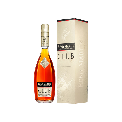 人头马（Remy Martin）CLUB优质香槟区干邑白兰地洋酒 350mL 1瓶