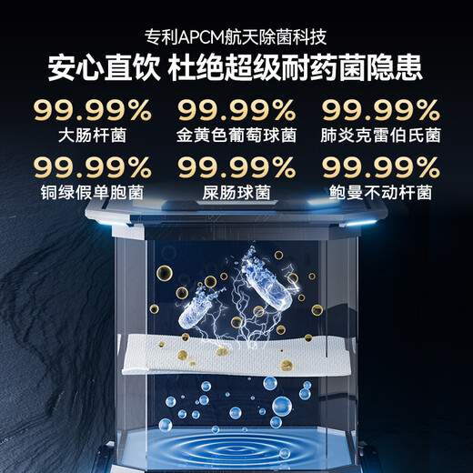Angel Water Purifier Household Direct Drinking Water Purifier Set [Yulong Pro1200G+3525 Pre-Filter] Water Dispenser 5-year Long-term RO Membrane Reverse Osmosis Under Kitchen Filter