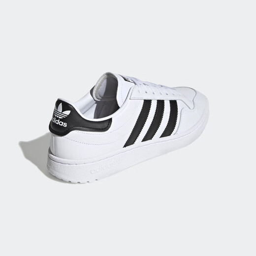 Clover (Adidas)TEAM COURT Low top Black and white Sports shoes Casual shoes Board shoes Men's shoes Women's shoes EG9734 36