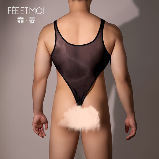 Men's thongs can be worn when going out, men's stuffed valet costume sexy underwear, men's and women's butt-covering skirts, men's and women's co black - men's stockings go out on a date in bed