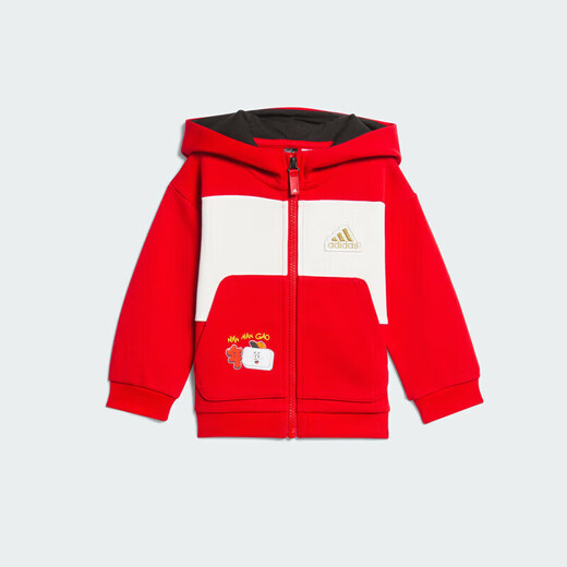 Adidas (adidas) 24 Dragon Youth Sports und ungezwungene Langarm -Kapuzen -Set JF3881 26 (90) 86