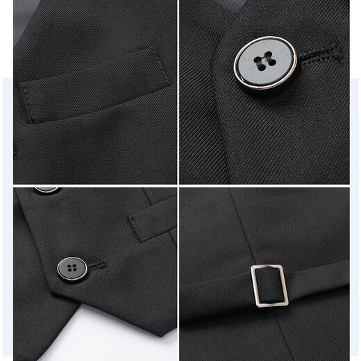 Yinuofang children's suit vest performance host dress black: single vest 140CM