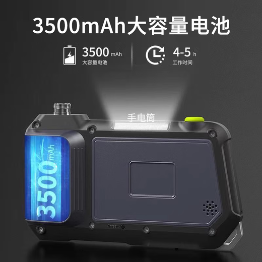 Qiaojiang endoscope high-definition camera car repair visual mirror engine industrial pipeline detection waterproof probe NTS500 (single lens 7.6mm + snake tube 3 meters)