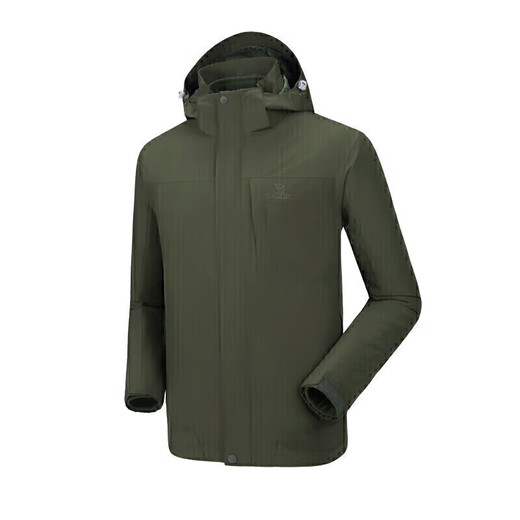骆驼（CAMEL）户外冲锋衣 三合一加绒加厚防水情侣款外套登山服装 A9W214119AX