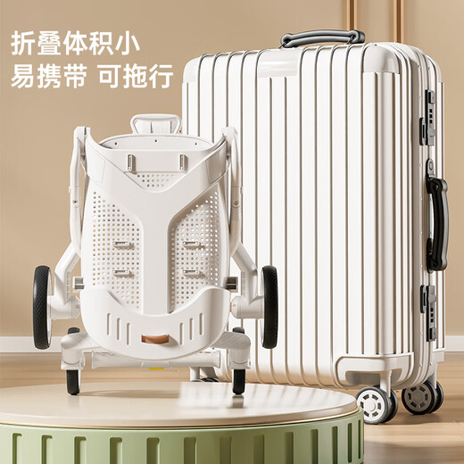 QULEBEAR baby walking artifact two-way baby stroller can sit and lie down multi-functional high view baby lightweight umbrella stroller fresh green