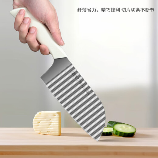 Xing Blade Wolf Tooth Knife Wave Kartoffelmesser Pommes Frites Messer Haushalt Fancy Potato 304 Edelstahl Hackmesser 304 Wave Pommes Frites Messer