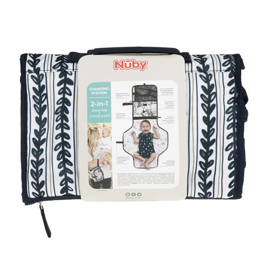 Nubi portable baby changing table with built-in pillow