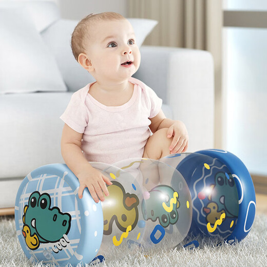 
TaTanice inflatable roller baby learning to climb toy baby early education bell guide toddler training toys birthday gift for children