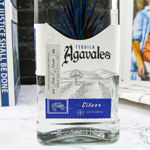 阿卡维拉斯龙舌兰 墨西哥龙舌兰特基拉酒tequila 原瓶进口洋酒 调酒基酒套装 阿卡维拉斯银龙舌兰 750mL 1瓶