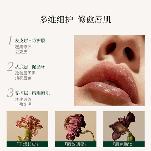 Treesymbol进口唇膜组合唇部精华保湿滋润补水修复去死皮淡化唇纹润唇膏男女 【昼夜24h奢养】唇部精华16g