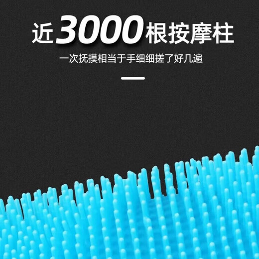 Zhewei dog bathing gloves, pet cat bathing artifact, anti-scratch and bite cat gloves, cleaning and bathing supplies, 2 pieces, blue and thickened