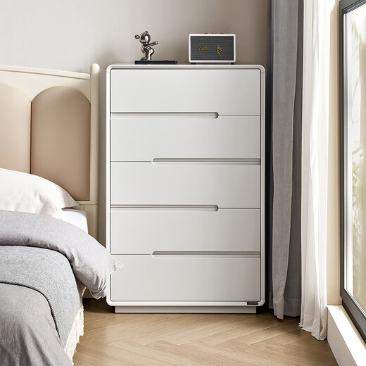 全友家居 五斗柜收纳储物客厅边柜家用餐边柜简约落地靠墙柜子