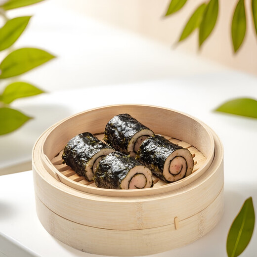 包道 紫菜猪肉卷420g 3条装 广式点心广东早茶早餐速冻食品