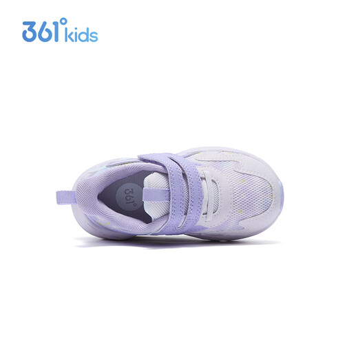 361 Children's Baby Shoes 25 Spring Girls Infants and Toddlers Light Soft Elastic Casual Shoes Two-Step Toddler Shoes Purple 24