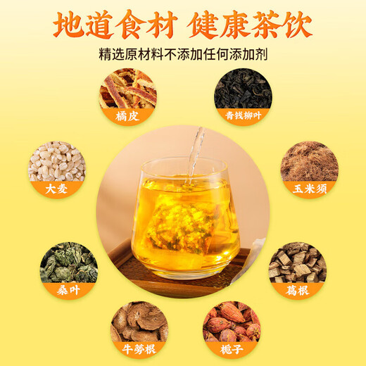 Usado en la cancha interior, Beijing Tongrentang Green Qianliu Buff de maíz Té de hojas de hojas de hojas de hojas de hojas de té de maíz té de maíz té instantáneamente 150g 1 caja
