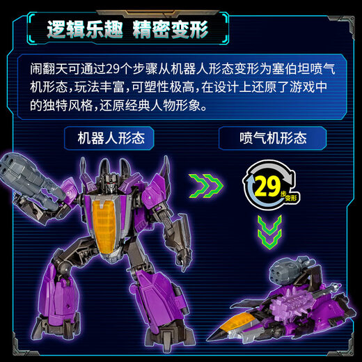 变形金刚（TRANSFORMERS）儿童男孩玩具模型礼物航行家级《决战塞伯坦》游戏版闹翻天G0534