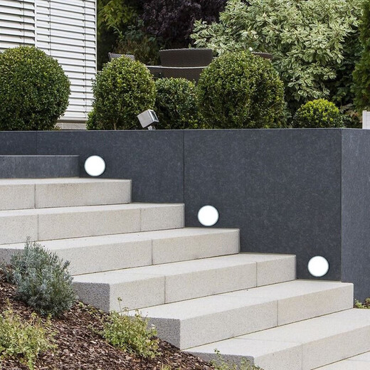 Fanyao waterproof and moisture-proof wall lamp stair corridor balcony indoor and outdoor bathroom lamp ip65 waterproof ultra-thin round white-30w