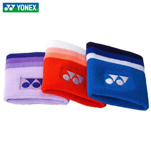 尤尼克斯（YONEX）2025新款yy羽毛球运动护腕AC034CR单支速干透气吸汗 AC034CR_686亮橙