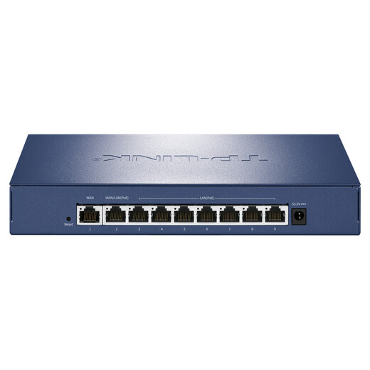 普联（TP-LINK）PoE供电·AP管理一体化企业级路由器 R5009PE-AC 9口2.5G