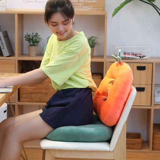 Yingzhu'er cushion office chair sedentary bench thickened seat cushion student classroom dormitory butt pad can sit on the ground mat Dinosaur mat one side plush mat one side heightening skin-friendly cushion universal for all seasons
