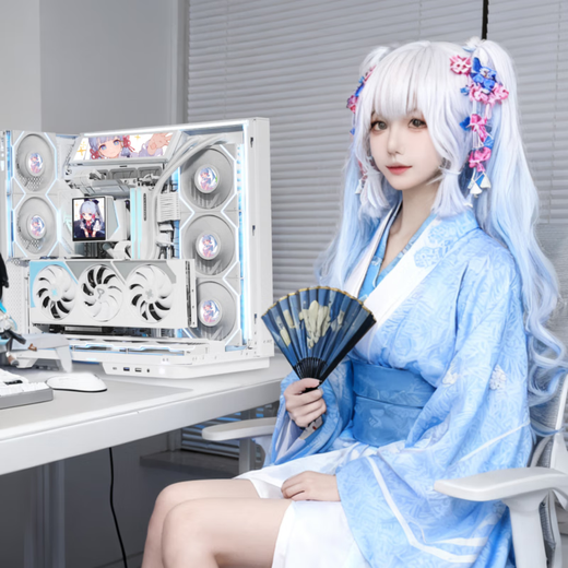 ASUS 9800x3d host 5070ti host 5080 ASUS rog family bucket 9800x3d5070 host DIY gaming desktop assembly computer subsidy for the whole machine configuration upgrade package/single shot not sent/be careful when shooting