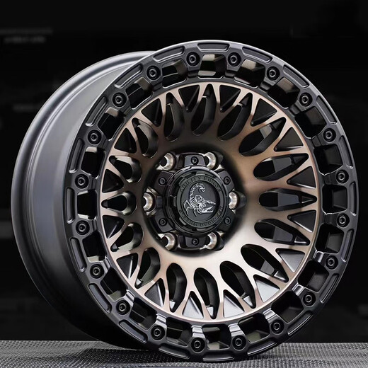 AGILITY FORCE Scorpion off-road wheels 18-inch Tank 400 Tank 500 Formula Leopard 5 Haval H9 Raptor BJ40 Prado FJ A72 black titanium surface (inner anti-falling) 18 inches 8.5J