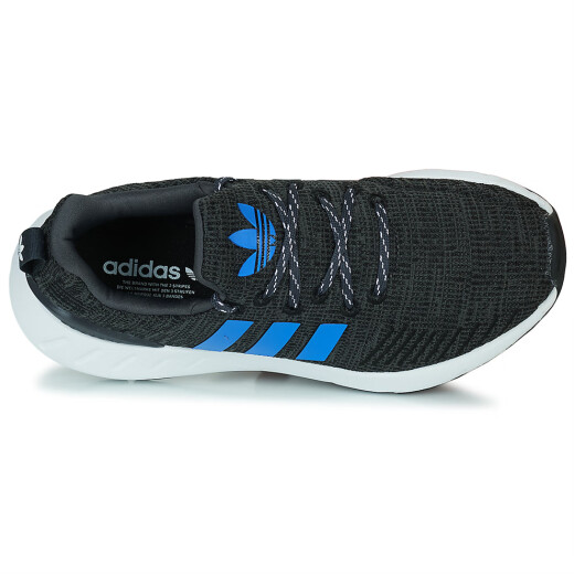 阿迪达斯 （adidas）三叶草女鞋低帮运动鞋透气网面休闲球鞋蓝黑色2025春秋新款GX9207 黑色 / 蓝色单层 38 2/3