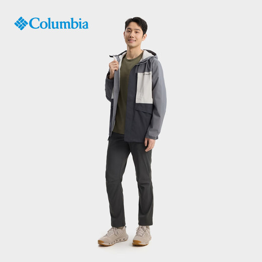 Columbia哥伦比亚户外25春夏新品男子防水冲锋衣徒步外套XE4839 012 L (180/100A)