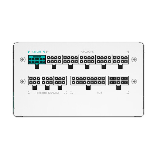 Jiuzhou Fengshen (DEEPCOOL) PQ850G 850W gold medal full module power supply ATX3.1 desktop power supply 750W computer power supply 650W PCI5.1 PQ850G white ATX3.1 gold medal full mold embossed line