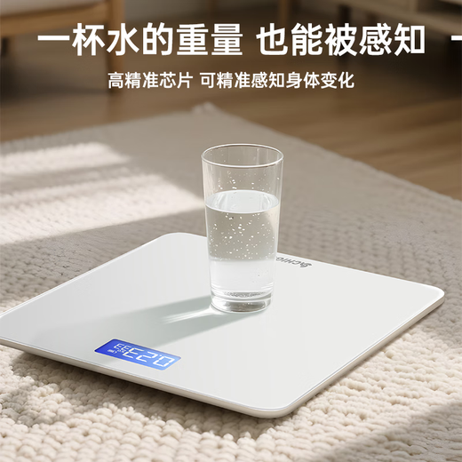 Chigo Electronic Scale Weight Scale Home Accurate Weighing Scale C Port Charging Healthy Weight Loss Essential Artifact Electronic Weight Scale Weight Scale Gradient Green Rechargeable Model