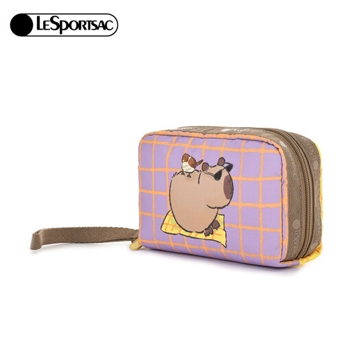 LeSportsac Lebo Poetry Bag Women's Bag New Mini Clutch Small Bag Valentine's Day Gift Capibala Vacation