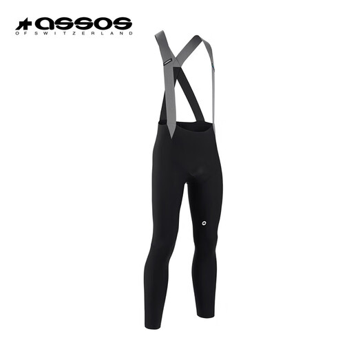 ASSOS Double Arrow Road Cycling Pants Men's Assos Winter Velvet Bib Warm Trousers GT Comfort Style Black L