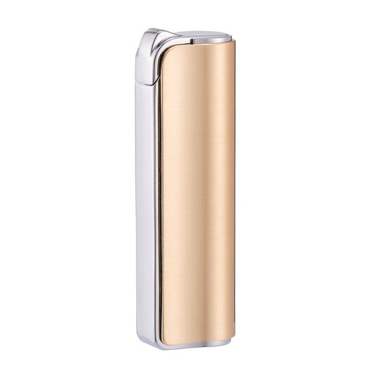 
MF15901 direct rush lighter semi-cylinder classic wind lighter wholesale gold wire drawing MF15901 direct rush