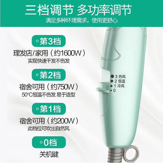 Panasonic hair dryer home portable hair care girl student party quick-drying hot and cold wind silent birthday gift Valentine's Day gift for wife, girlfriend, boyfriend WND2G Sky Blue Constant Temperature Hair Care