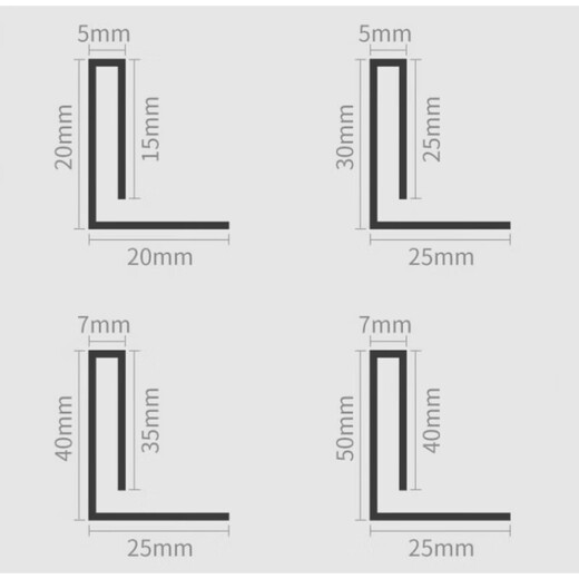Dixin 304 stainless steel tile closing strip sunken water retaining edge strip height difference floor threshold bathroom gun gray integrated edge strip 2cm 304 no 1m
