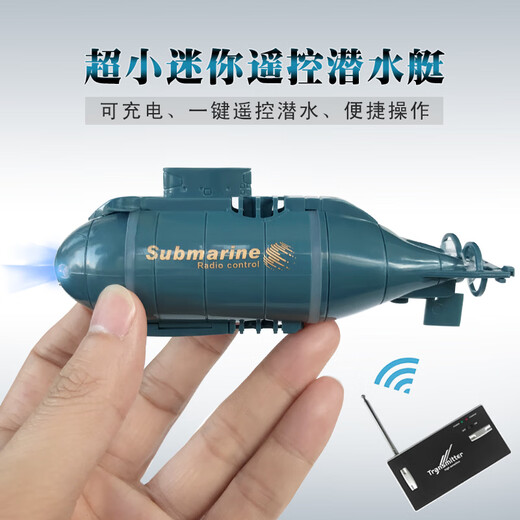 Mini petit bateau télécommandé Boat à vitesse à grande vitesse Jouet Racing Boat Charging Boy Boy Imperproof Cruise Ship Light Green Small Speed Boat 2,4 g Batterie à distance de télécommande de charge et outils