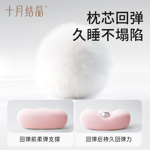 Octubre Cristalización Almohada para mujeres embarazadas con protección de la cintura almohada de almohada mentirosa abdomen multifuncional soporte protección de la cintura desnuda suministros para dormir almohada jingyi polvo